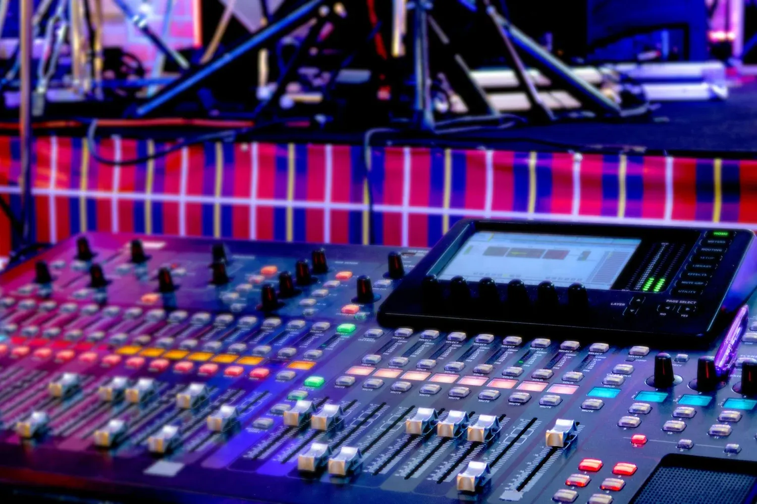 Event audio visual staging by Long Island Video